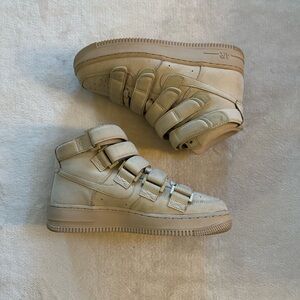 Billie Eilish x Nike Air Force 1 high top “Mushroom” sneakers
